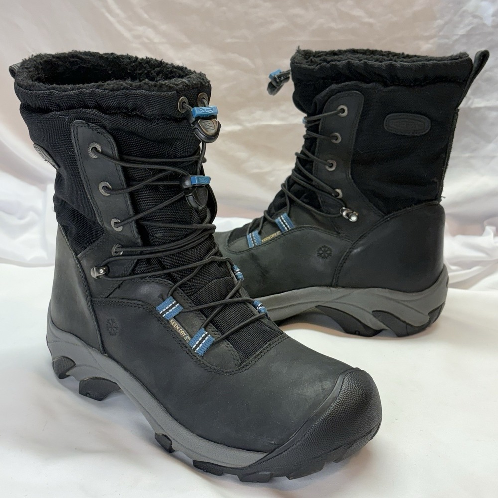 KEEN Wilma 200g Insulated Waterproof Hiking Boots Womens US 9 Winter Snow